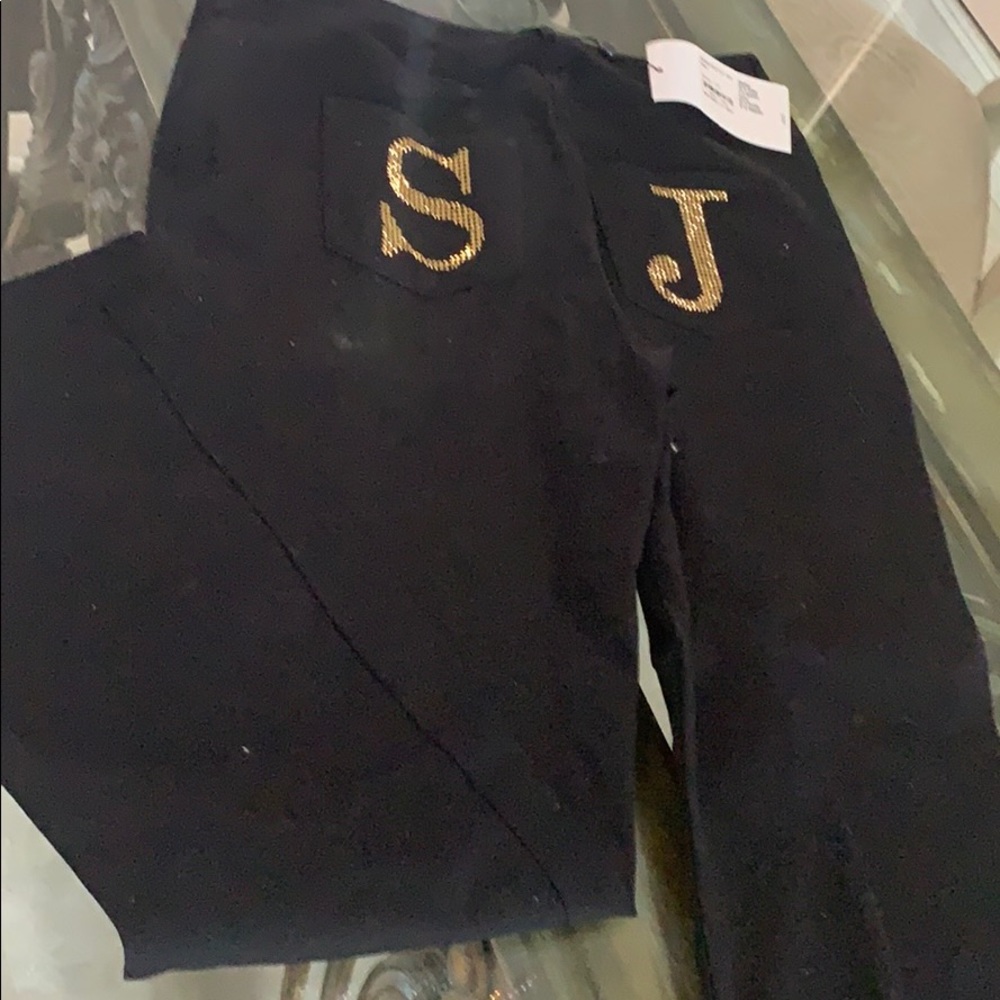 St john size 10 black jeans